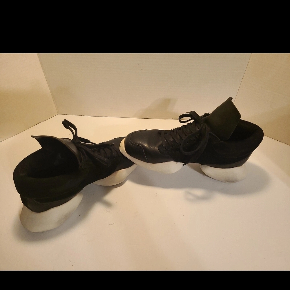 ADIDAS X RICK OWENS SS14 VICIOUS RUNNERS 6 US BLACK SUEDE WHITE LTD ED M17301
